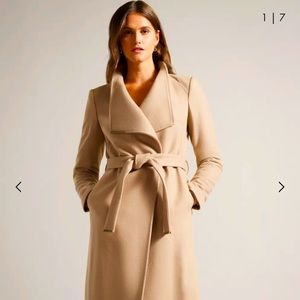 Ted Baker wool/cashmere coat BNWT. Camel color.